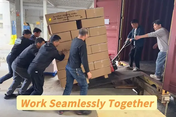 تحميل فعال - حاوية 40HQ من الصناديق الورقية للعناية بالبشرة